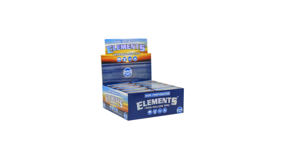Elements Wide Rolling Tips non Perforated Box